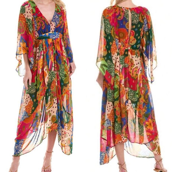 FARM Rio Dresses & Skirts - Farm Rio Sunny Mix Maxi Dress